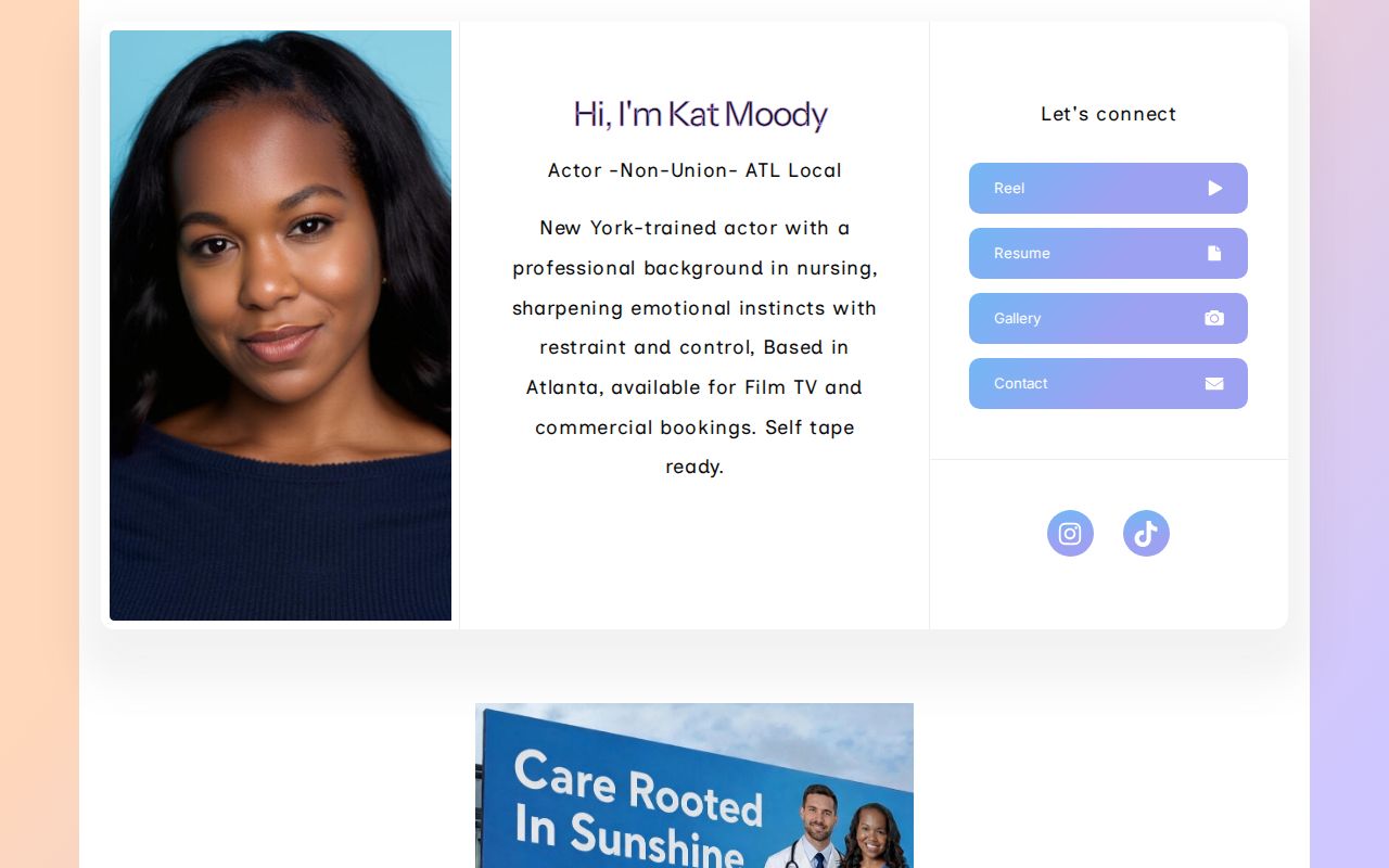 Kat Moody Actor